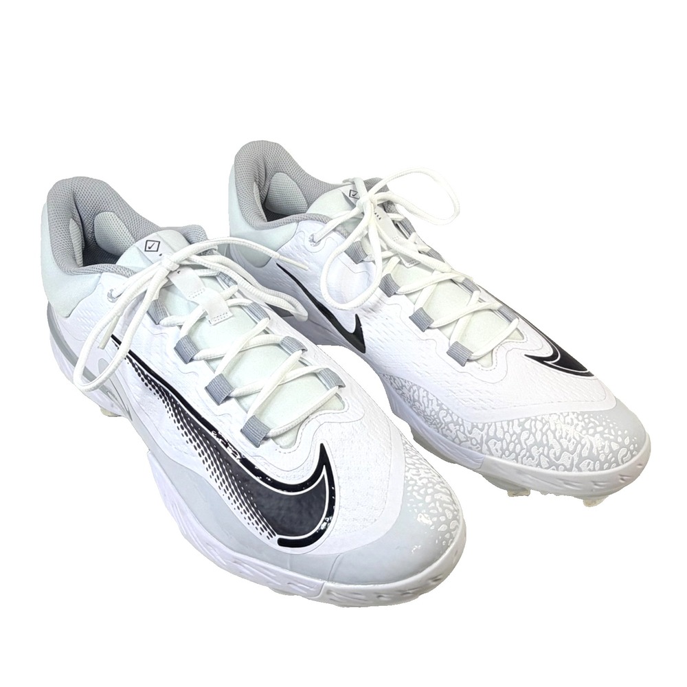 Nike React Vapor Ultrafly 4 Baseball Cleats Mens 15 White FD2745-100 Athletic